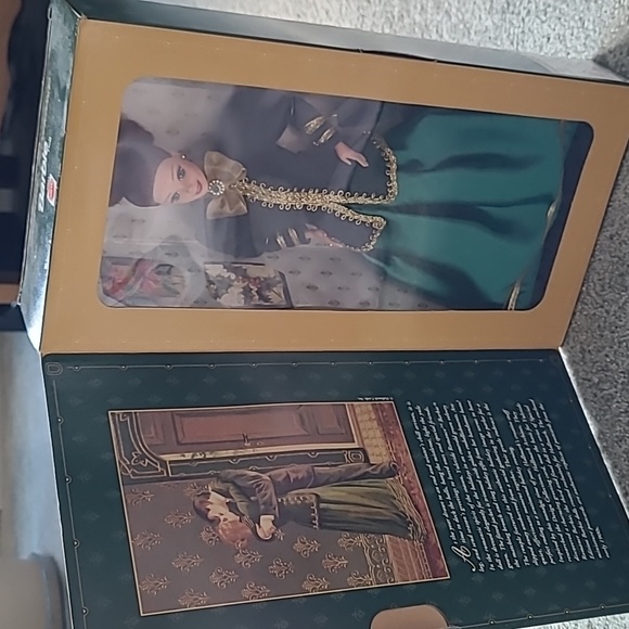 NIB 1996 MATTEL YULETIDE ROMANCE BARBIE THIRD IN A SERIES - Picture 2 of 11